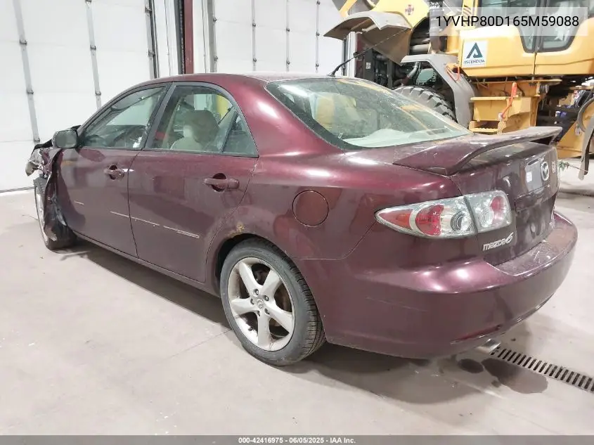 2006 Mazda Mazda6 S VIN: 1YVHP80D165M59088 Lot: 42416975