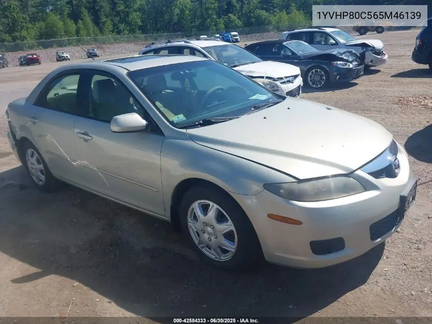 2006 Mazda 6 I VIN: 1YVHP80C565M46139 Lot: 42584333