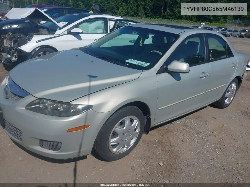 2006 Mazda 6 I VIN: 1YVHP80C565M46139 Lot: 42584333