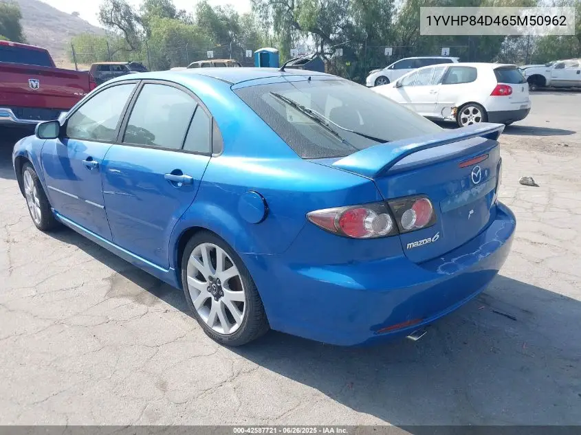 2006 Mazda Mazda6 S Grand Sport VIN: 1YVHP84D465M50962 Lot: 42587721