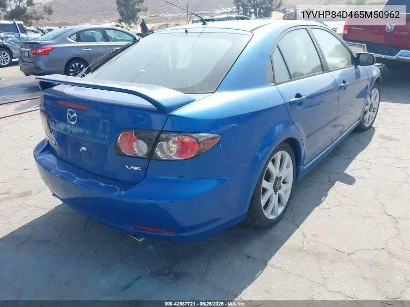 2006 Mazda Mazda6 S Grand Sport VIN: 1YVHP84D465M50962 Lot: 42587721