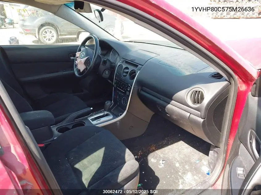 2007 Mazda 6 I VIN: 1YVHP80C575M26636 Lot: 30062472