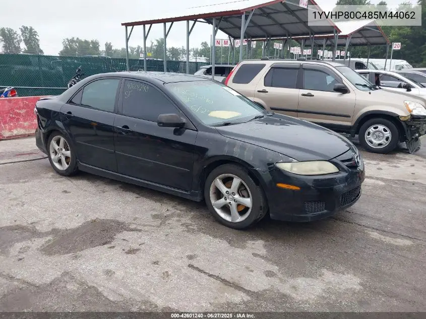 2008 Mazda Mazda6 I Sport Ve VIN: 1YVHP80C485M44062 Lot: 42601240