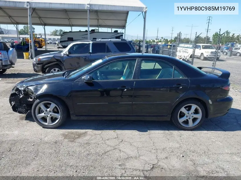 2008 Mazda Mazda6 I Sport Ve VIN: 1YVHP80C985M19769 Lot: 42627805