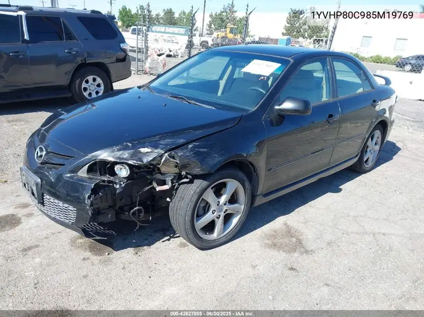 2008 Mazda Mazda6 I Sport Ve VIN: 1YVHP80C985M19769 Lot: 42627805