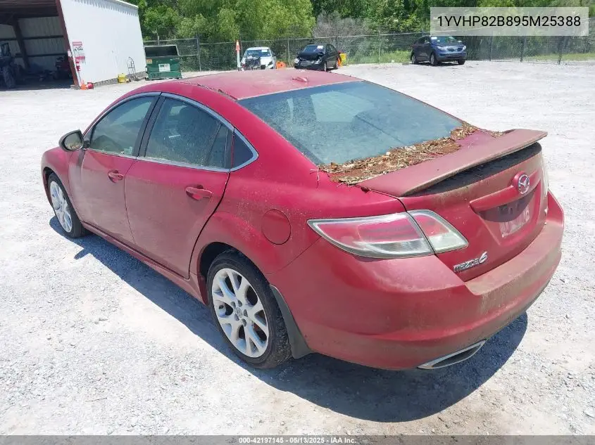 2009 Mazda Mazda6 S Grand Touring VIN: 1YVHP82B895M25388 Lot: 42197145
