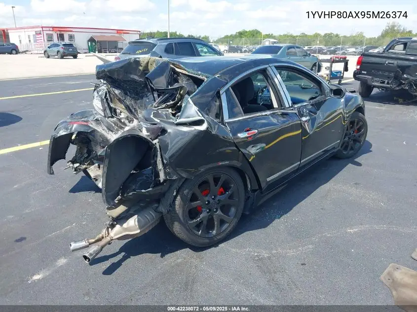 2009 Mazda Mazda6 I Sv VIN: 1YVHP80AX95M26374 Lot: 42238072