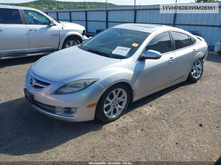 2009 Mazda Mazda6 S Grand Touring VIN: 1YVHP82B395M28361 Lot: 42240504