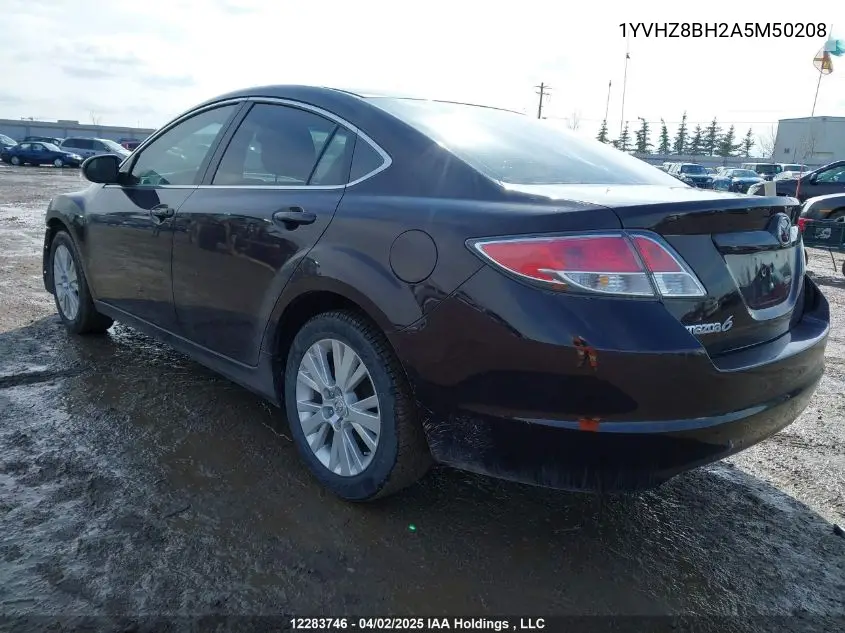 2010 Mazda Mazda6 Gs-I4 VIN: 1YVHZ8BH2A5M50208 Lot: 12283746