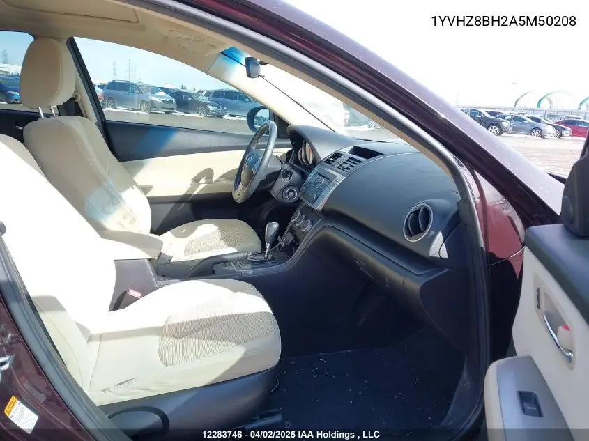 2010 Mazda Mazda6 Gs-I4 VIN: 1YVHZ8BH2A5M50208 Lot: 12283746