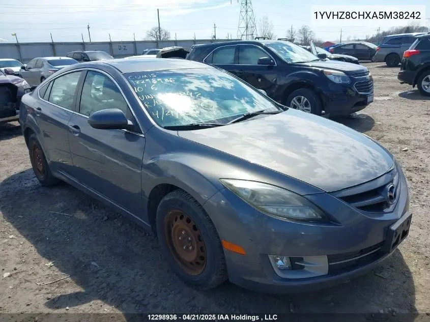2010 Mazda 6 I VIN: 1YVHZ8CHXA5M38242 Lot: 12298936