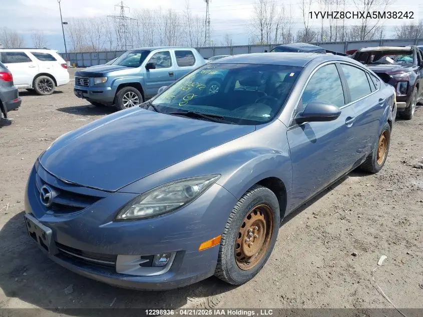 2010 Mazda 6 I VIN: 1YVHZ8CHXA5M38242 Lot: 12298936