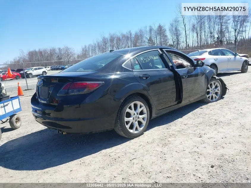 2010 Mazda 6 I VIN: 1YVHZ8CH5A5M29075 Lot: 12306442