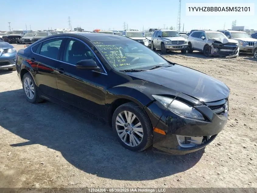 2010 Mazda 6 S VIN: 1YVHZ8BB0A5M52101 Lot: 12324205