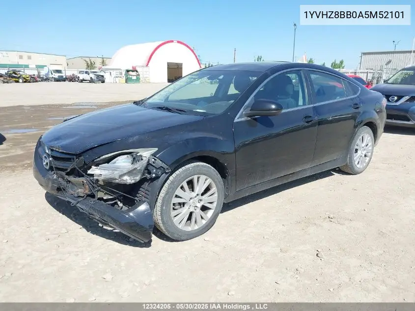 2010 Mazda 6 S VIN: 1YVHZ8BB0A5M52101 Lot: 12324205