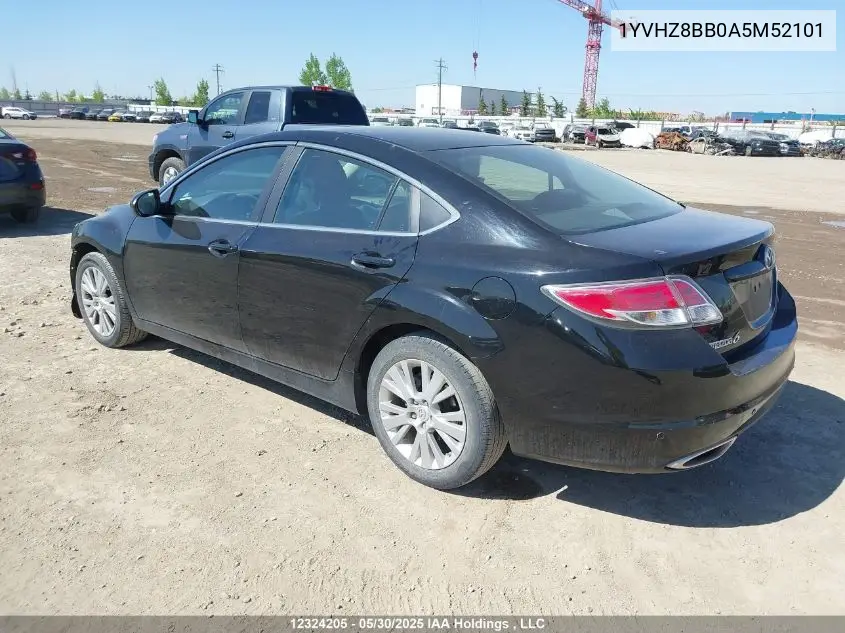 2010 Mazda 6 S VIN: 1YVHZ8BB0A5M52101 Lot: 12324205