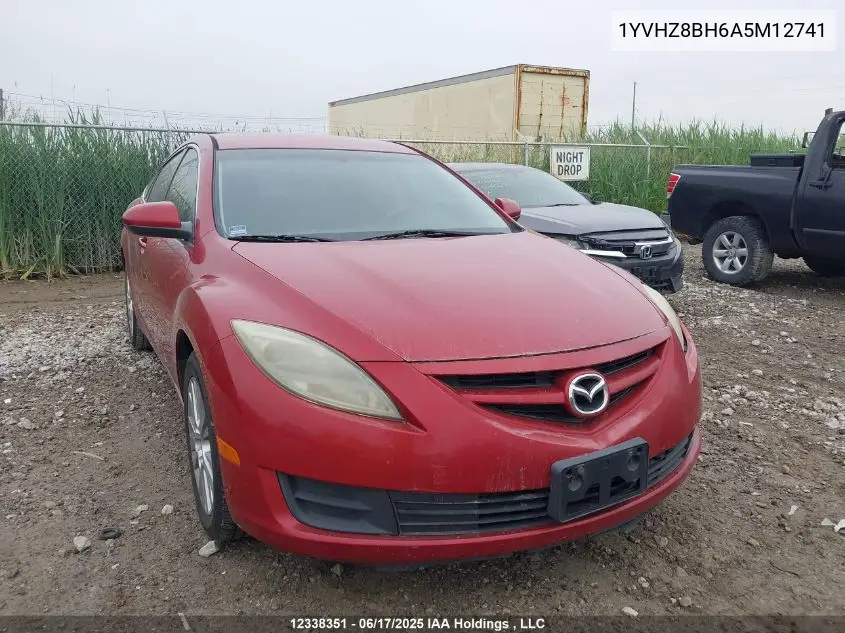 2010 Mazda 6 I VIN: 1YVHZ8BH6A5M12741 Lot: 12338351