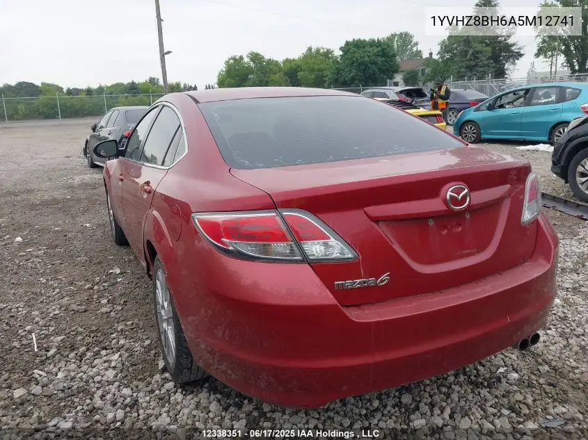 2010 Mazda 6 I VIN: 1YVHZ8BH6A5M12741 Lot: 12338351