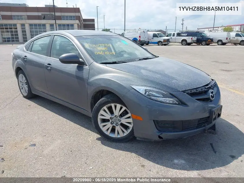2010 Mazda Mazda6 Gs VIN: 1YVHZ8BH8A5M10411 Lot: 20209980