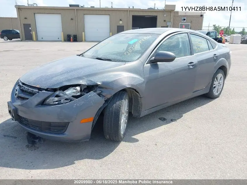 2010 Mazda Mazda6 Gs VIN: 1YVHZ8BH8A5M10411 Lot: 20209980