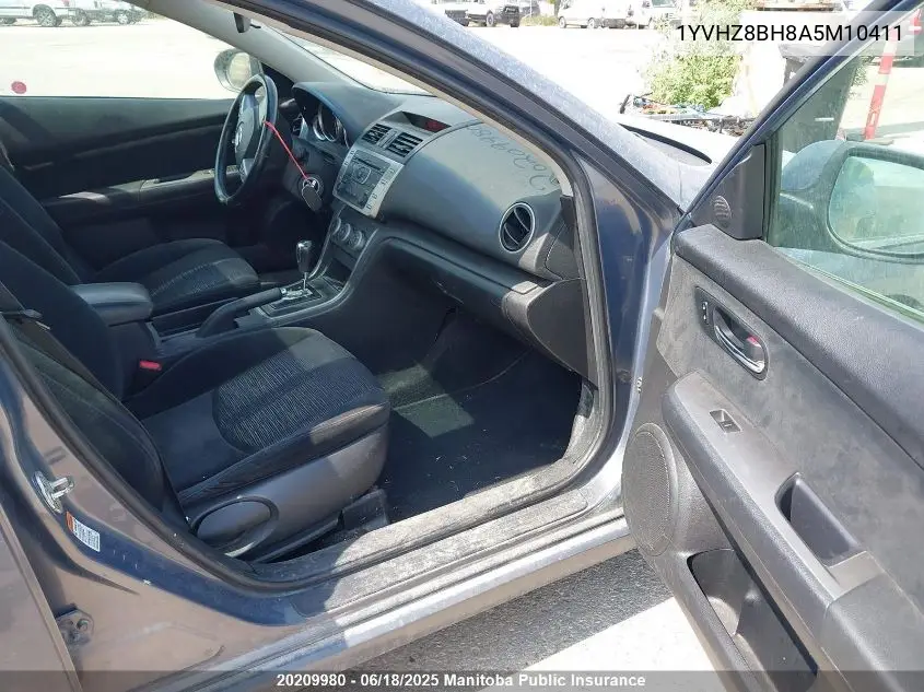 2010 Mazda Mazda6 Gs VIN: 1YVHZ8BH8A5M10411 Lot: 20209980