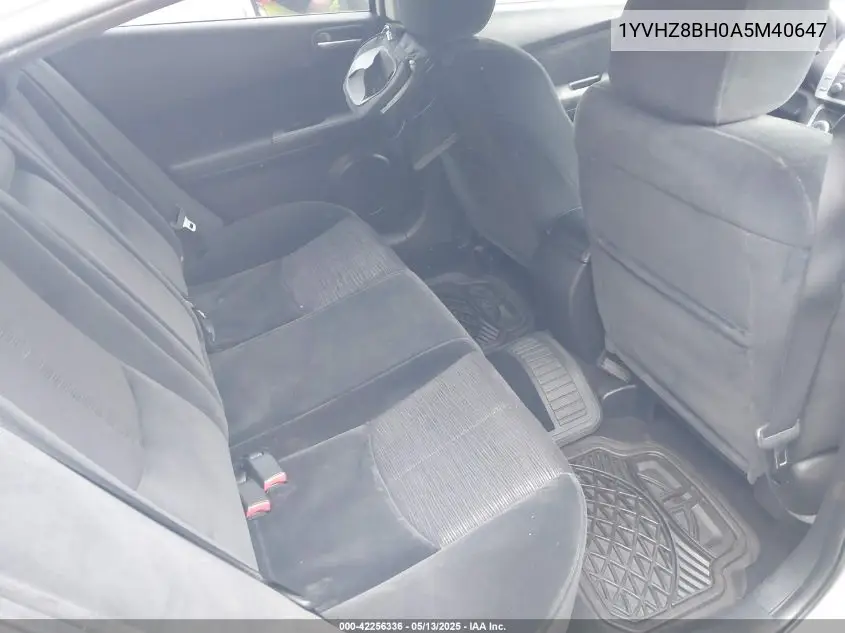 2010 Mazda Mazda6 I Sport VIN: 1YVHZ8BH0A5M40647 Lot: 42256336