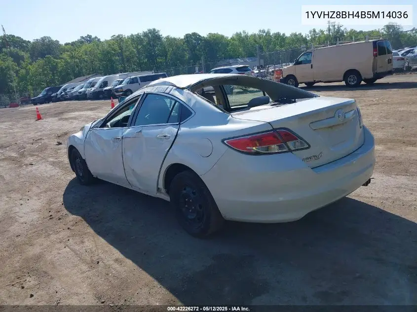 2011 Mazda 6 I Sport VIN: 1YVHZ8BH4B5M14036 Lot: 42226272
