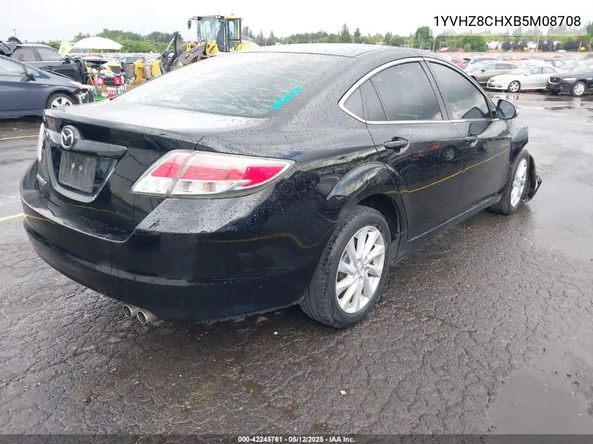 2011 Mazda Mazda6 I Touring Plus VIN: 1YVHZ8CHXB5M08708 Lot: 42245761