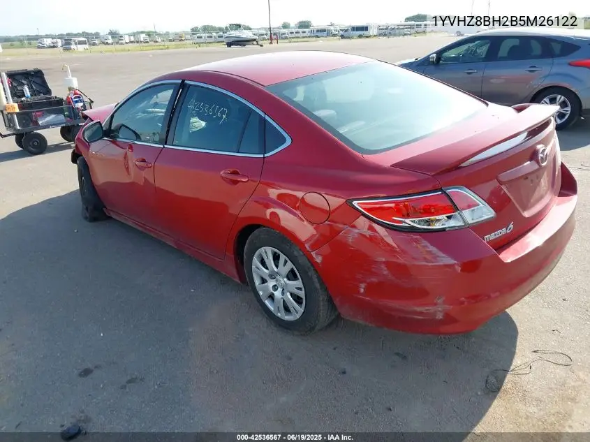 2011 Mazda Mazda6 I Sport VIN: 1YVHZ8BH2B5M26122 Lot: 42536567
