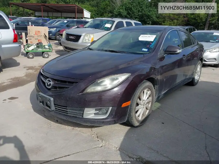2011 Mazda Mazda6 I Touring Plus VIN: 1YVHZ8CH6B5M11900 Lot: 42553074