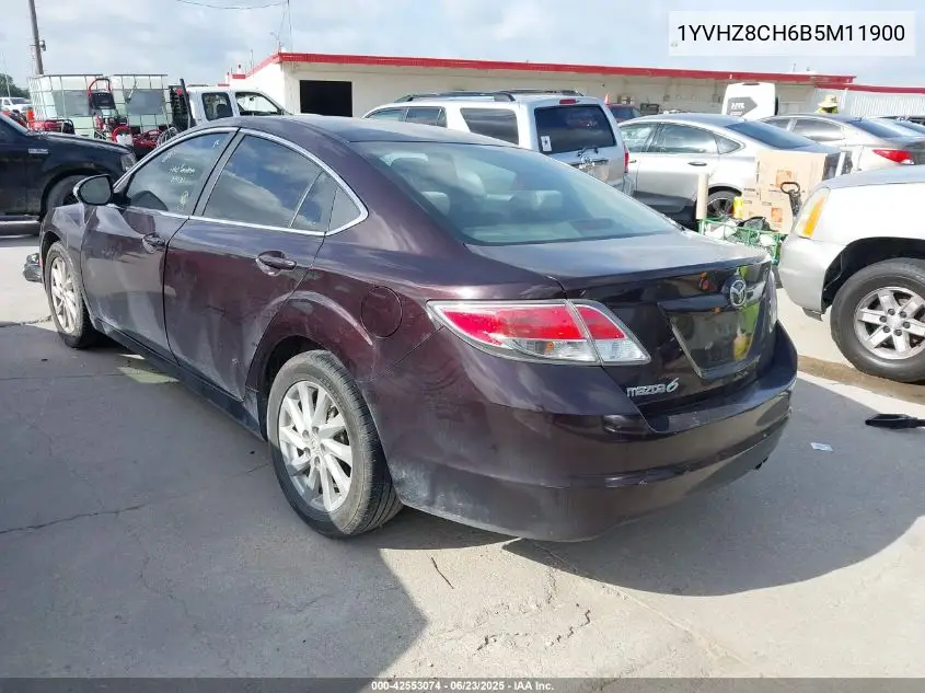 2011 Mazda Mazda6 I Touring Plus VIN: 1YVHZ8CH6B5M11900 Lot: 42553074