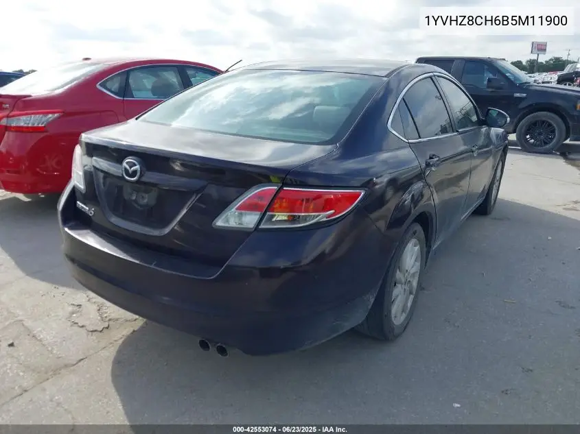 2011 Mazda Mazda6 I Touring Plus VIN: 1YVHZ8CH6B5M11900 Lot: 42553074