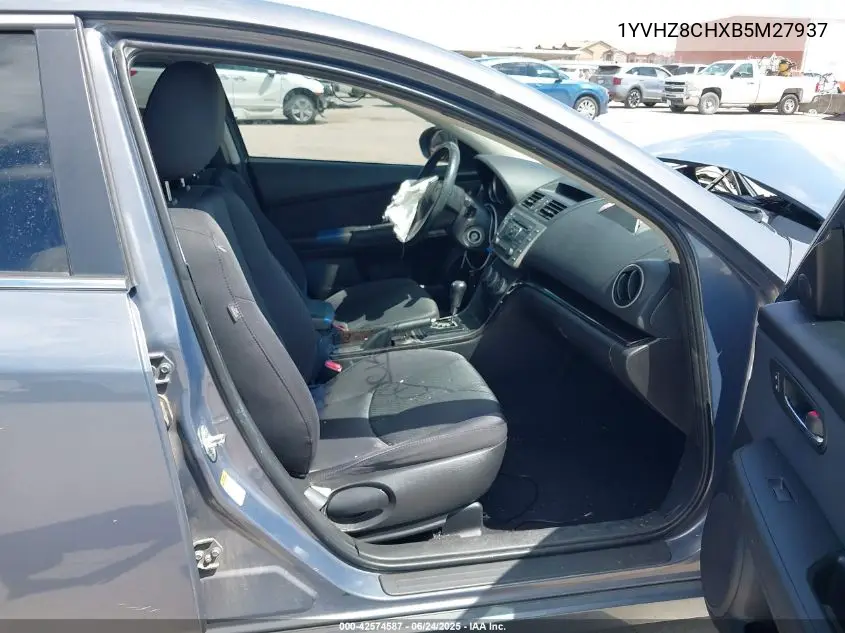 2011 Mazda Mazda6 I Touring VIN: 1YVHZ8CHXB5M27937 Lot: 42574587