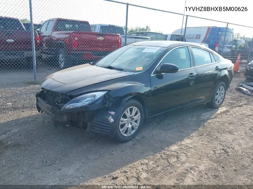 2011 Mazda Mazda6 I Sport VIN: 1YVHZ8BHXB5M00626 Lot: 42577012