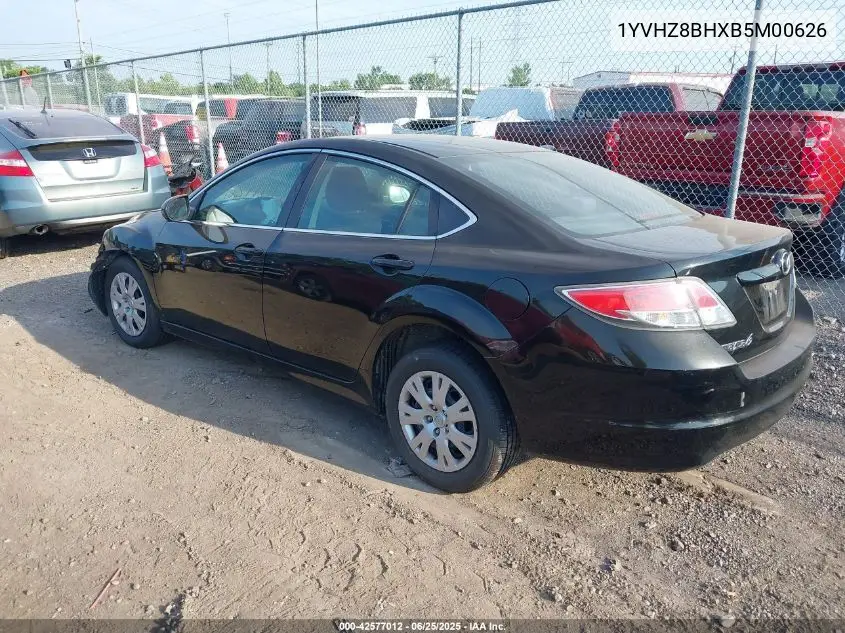 2011 Mazda Mazda6 I Sport VIN: 1YVHZ8BHXB5M00626 Lot: 42577012