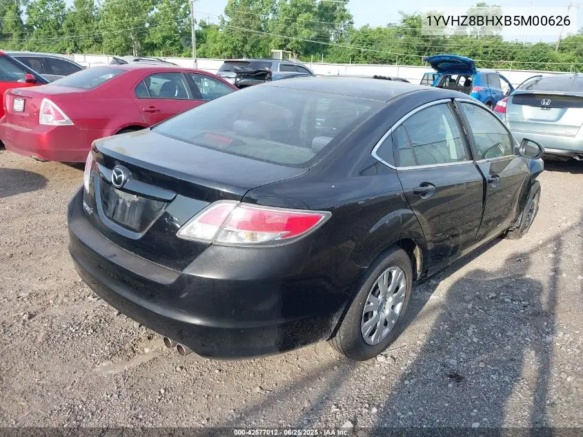 2011 Mazda Mazda6 I Sport VIN: 1YVHZ8BHXB5M00626 Lot: 42577012