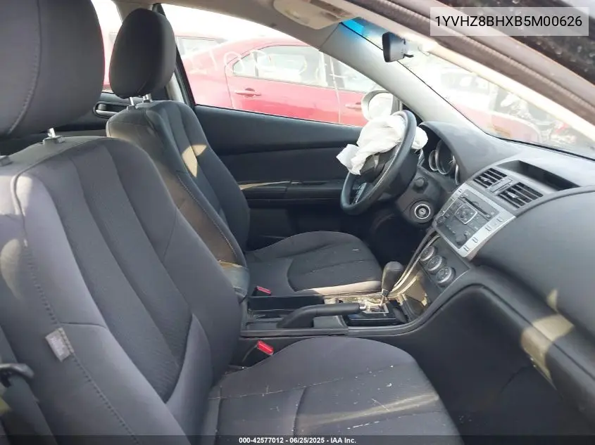 2011 Mazda Mazda6 I Sport VIN: 1YVHZ8BHXB5M00626 Lot: 42577012