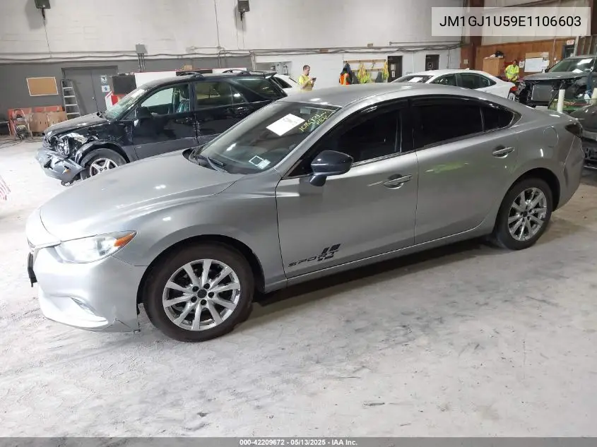 2014 Mazda Mazda6 I Sport VIN: JM1GJ1U59E1106603 Lot: 42209672