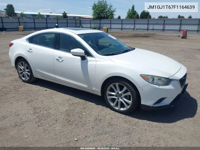 2015 Mazda Mazda6 I Touring VIN: JM1GJ1T67F1164639 Lot: 42599088