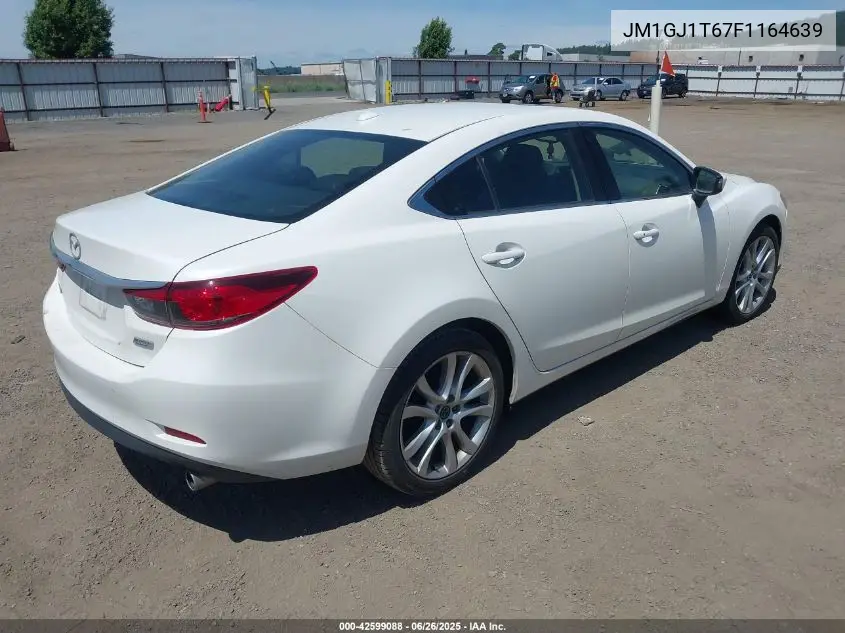 2015 Mazda Mazda6 I Touring VIN: JM1GJ1T67F1164639 Lot: 42599088