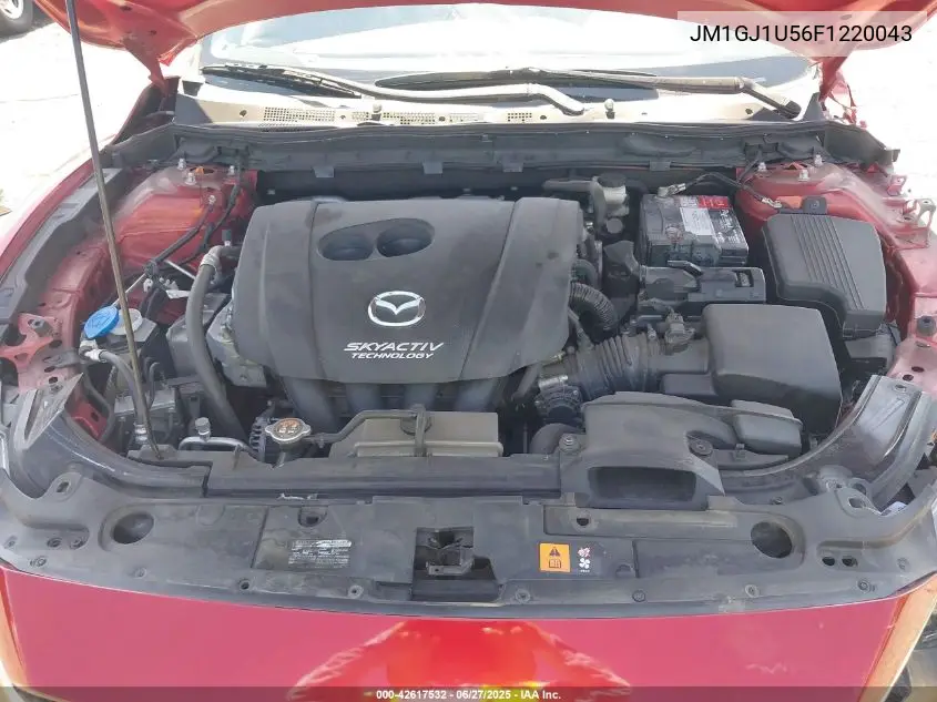 2015 Mazda Mazda6 I Sport VIN: JM1GJ1U56F1220043 Lot: 42617532