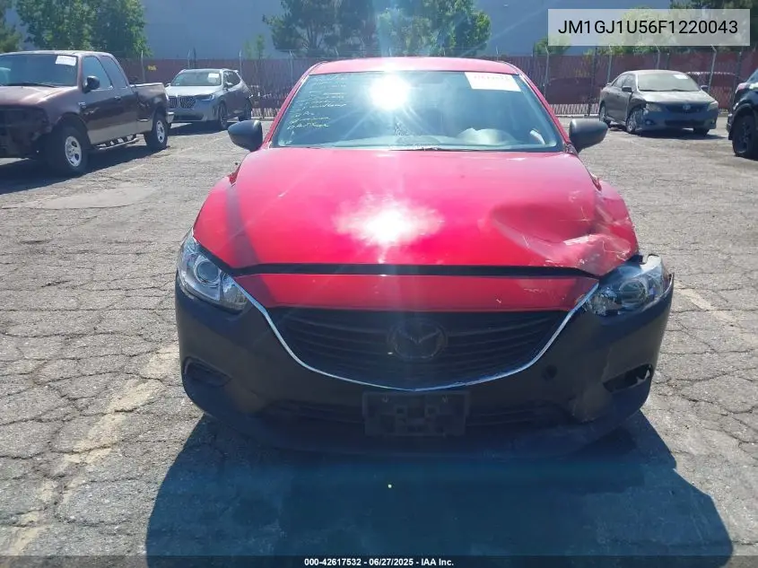 2015 Mazda Mazda6 I Sport VIN: JM1GJ1U56F1220043 Lot: 42617532
