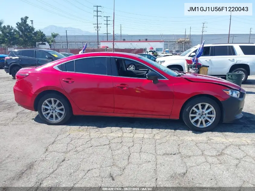 2015 Mazda Mazda6 I Sport VIN: JM1GJ1U56F1220043 Lot: 42617532