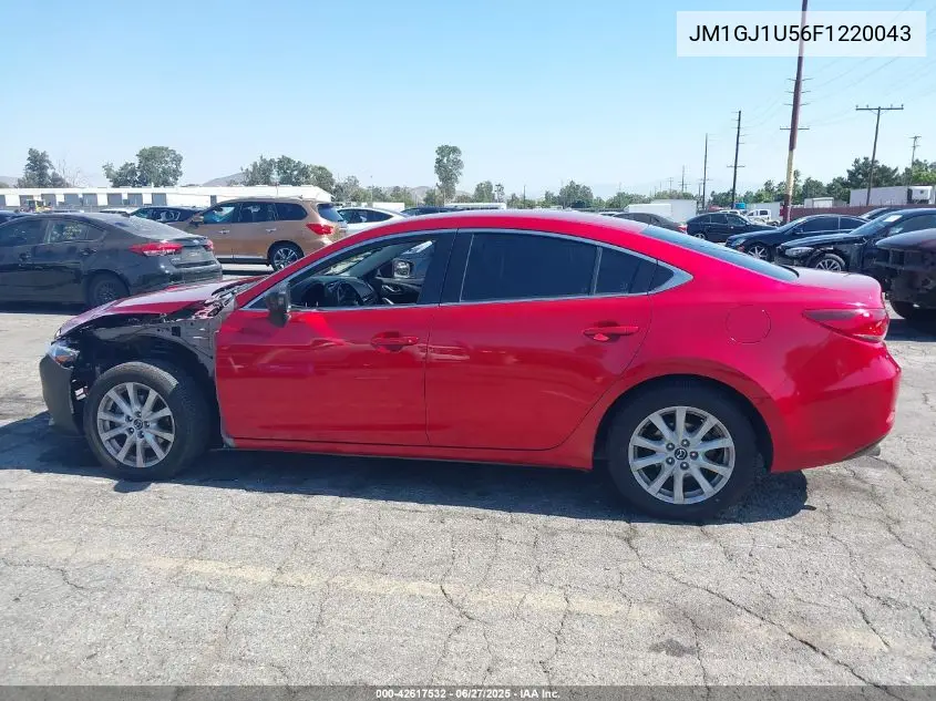 2015 Mazda Mazda6 I Sport VIN: JM1GJ1U56F1220043 Lot: 42617532