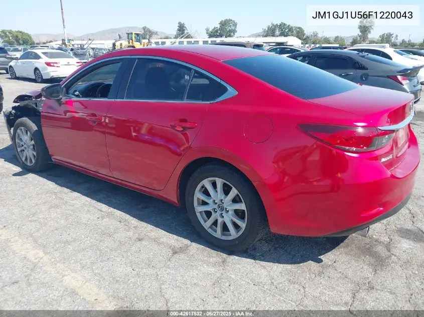 2015 Mazda Mazda6 I Sport VIN: JM1GJ1U56F1220043 Lot: 42617532