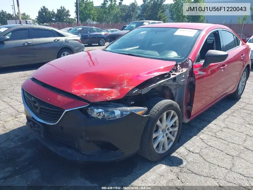 2015 Mazda Mazda6 I Sport VIN: JM1GJ1U56F1220043 Lot: 42617532