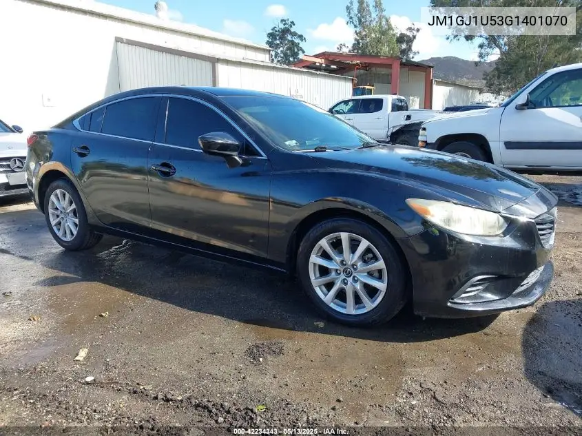2016 Mazda Mazda6 I Sport VIN: JM1GJ1U53G1401070 Lot: 42234343