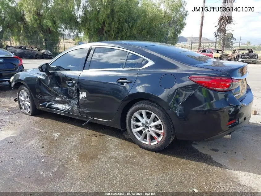 2016 Mazda Mazda6 I Sport VIN: JM1GJ1U53G1401070 Lot: 42234343