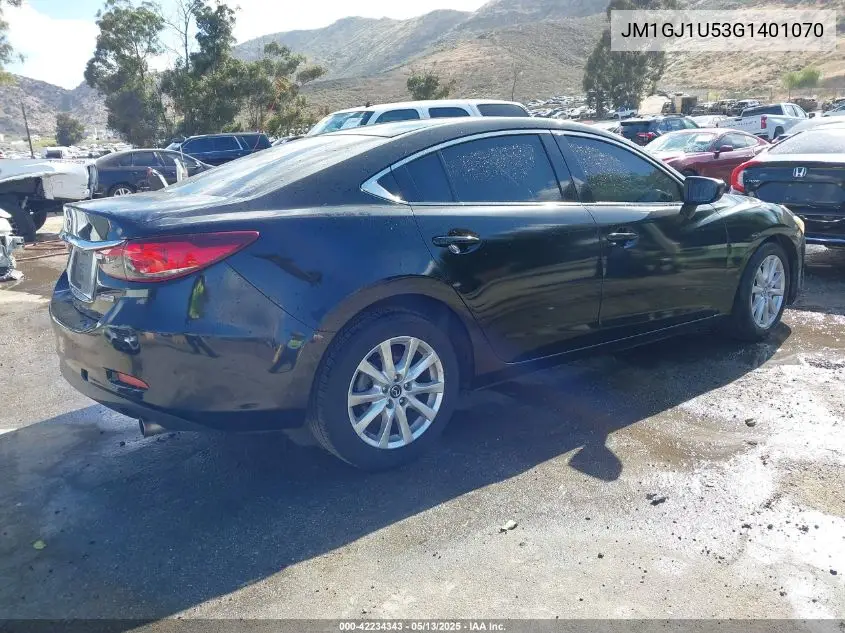 2016 Mazda Mazda6 I Sport VIN: JM1GJ1U53G1401070 Lot: 42234343