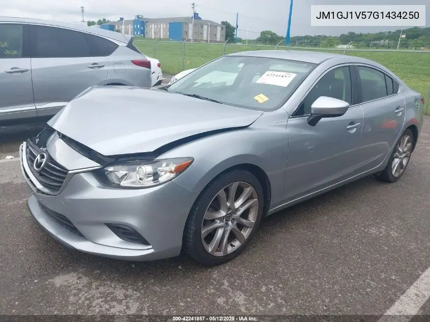 2016 Mazda Mazda6 I Touring VIN: JM1GJ1V57G1434250 Lot: 42241857